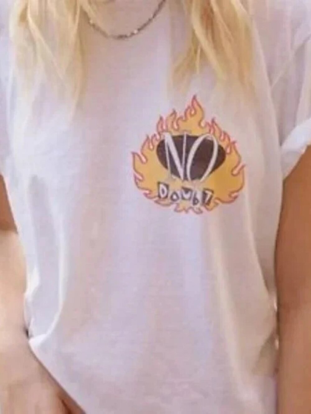 Daydreamer White No Doubt Tragic Kingdom Graphic Tee Shirt Band Top XS